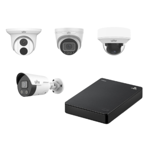 2-4 Wired Security Cameras